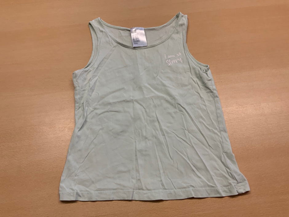 H&M Tank Top 146/152 Blassgrün