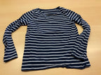 H&M Langarmshirt 134/140 Marineblau und Weiß