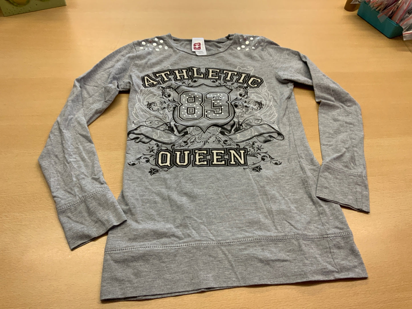 Langarmshirt 146/152 Grau