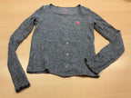Abercrombie & Fitch Langarmshirt 134/140 Grau
