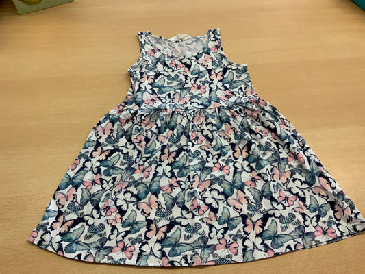 Kleid 110/116 Mehrfarbig