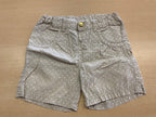 Shorts 110 Beige mit weißen Punkten