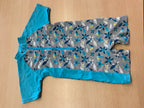 Bade- oder Schwimmbekleidung 98 Grau, Blau, Gelb, Weiß