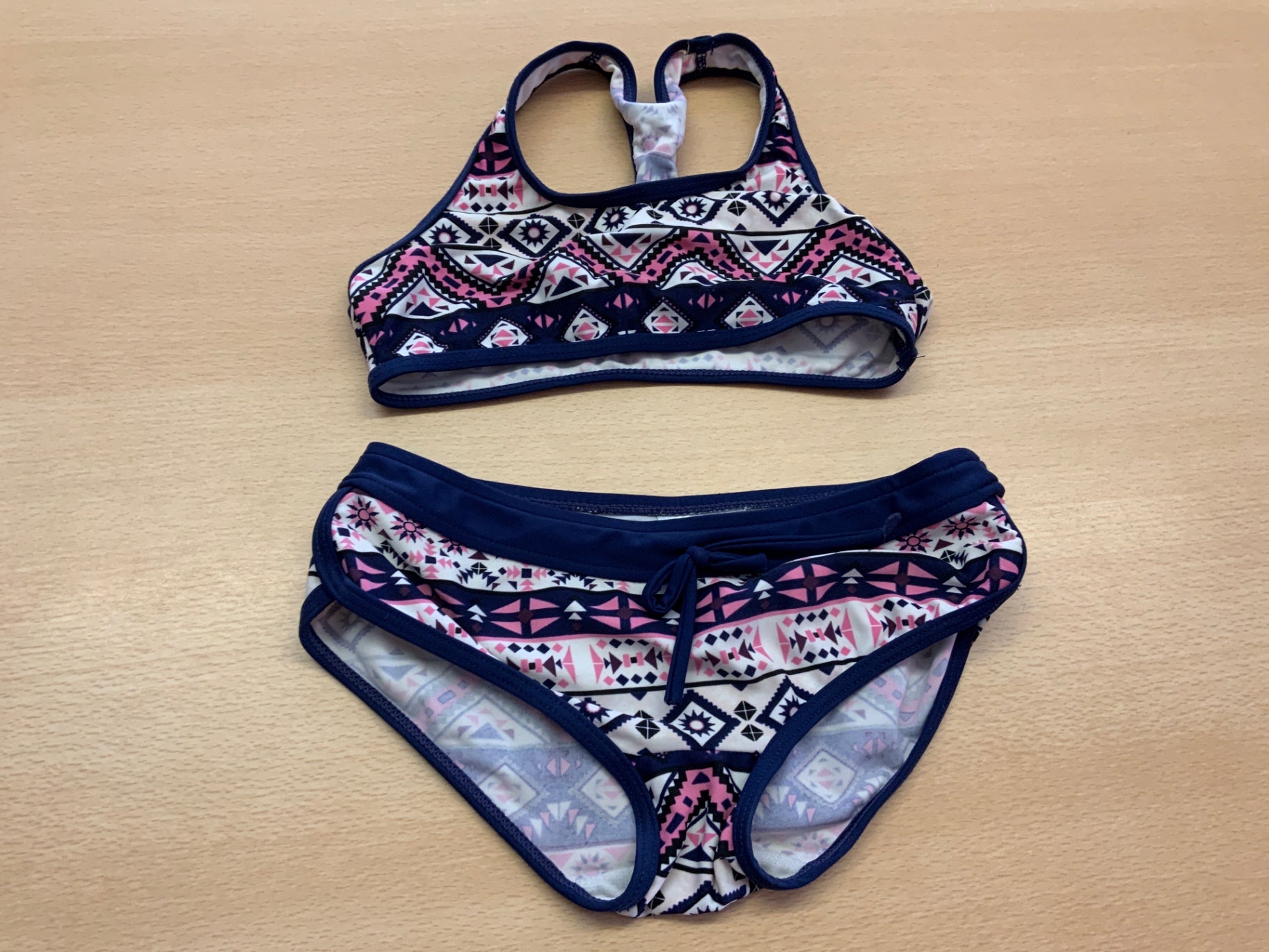 Bikini 116 Mehrfarbig (Blau, Rosa, Weiß, Schwarz)