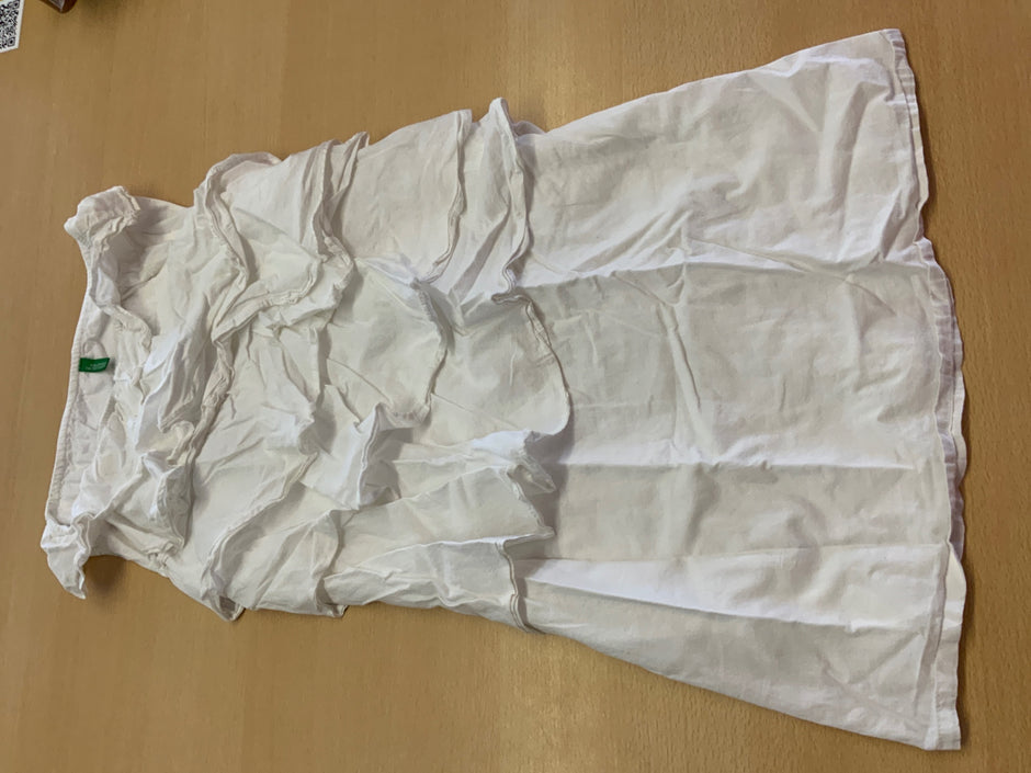 Sommer-Kinderkleid 134/140 Weiß