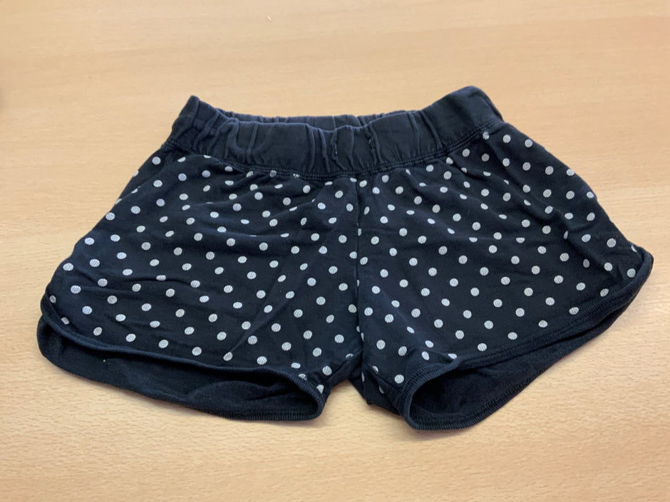 Shorts 140 Dunkelblau mit weißen Punkten