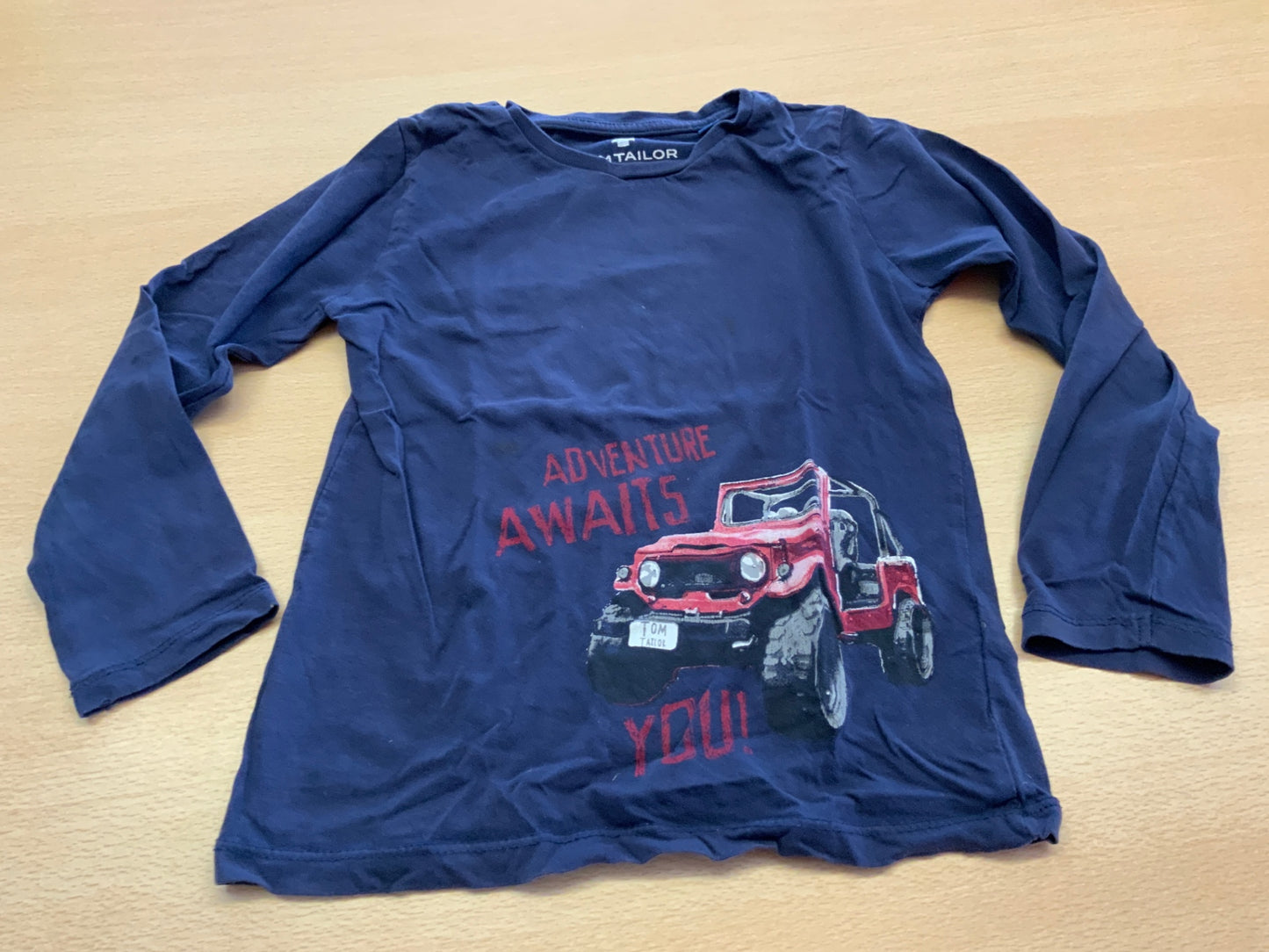 Langarmshirt 104/110 Lila