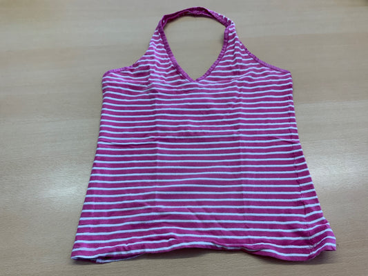 Unbekannt Top XS Rosa mit weißen Streifen