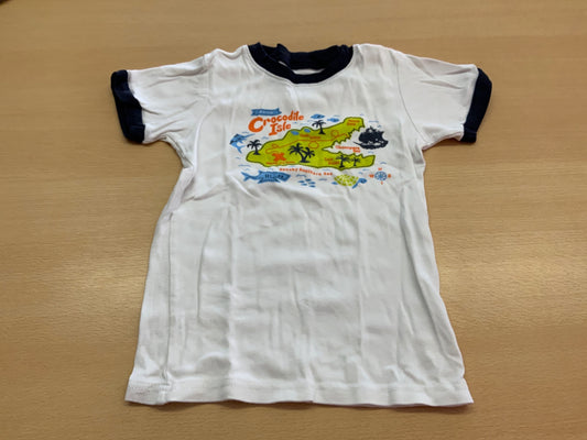 Unbekannt T-Shirt 104 Weiß und Schwarz