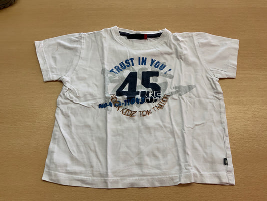  T-Shirt 104/110 Weiß