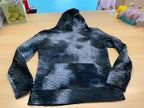  Sport-Hoodie M Dunkelgrau und Schwarz
