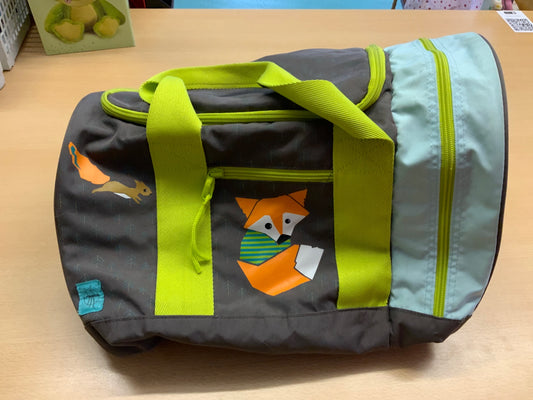 Reisetasche Grau, Grün, Blau, Orange, Weiß