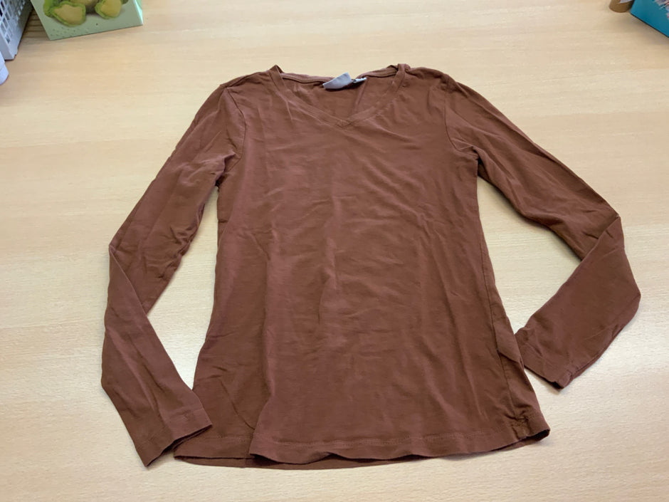Langärmliges T-Shirt 36/38 Braun