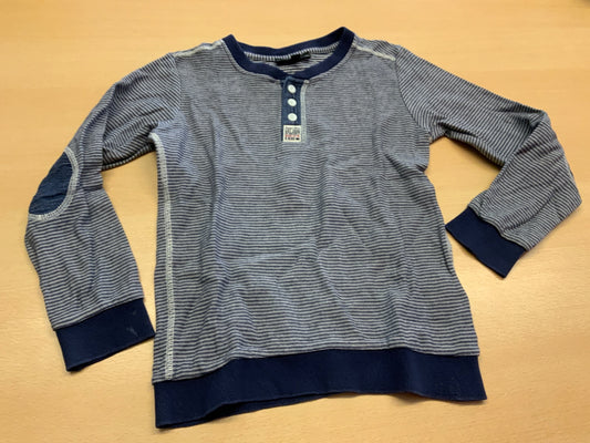 Pullover 128 Blau und Grau