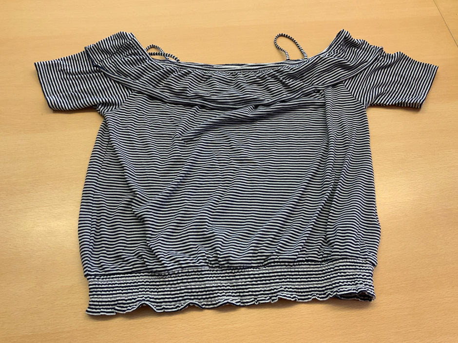 T-Shirt 146/152 Schwarz-Weiß