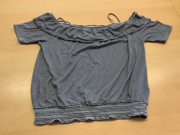 T-Shirt 146/152 Schwarz-Weiß