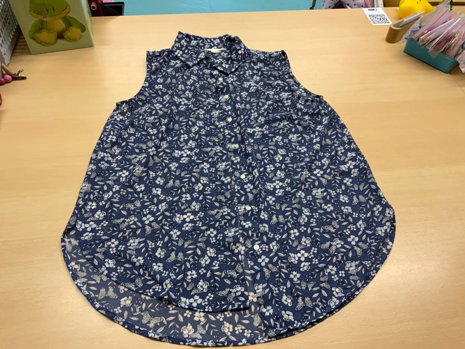  Hemdbluse M Blau