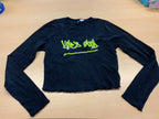Langarmshirt 164 Schwarz