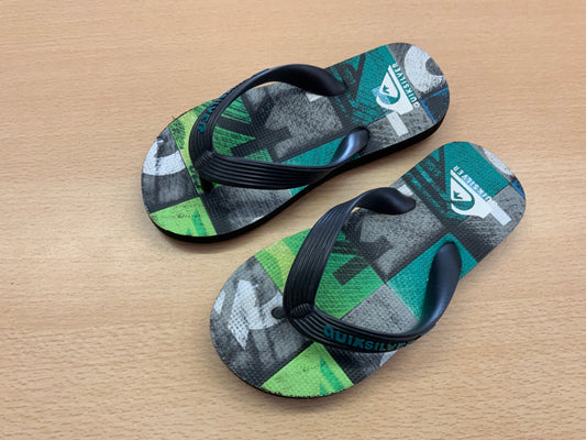 Quiksilver Flip-Flops 28 Mehrfarbig (Blau, Grün, Grau)