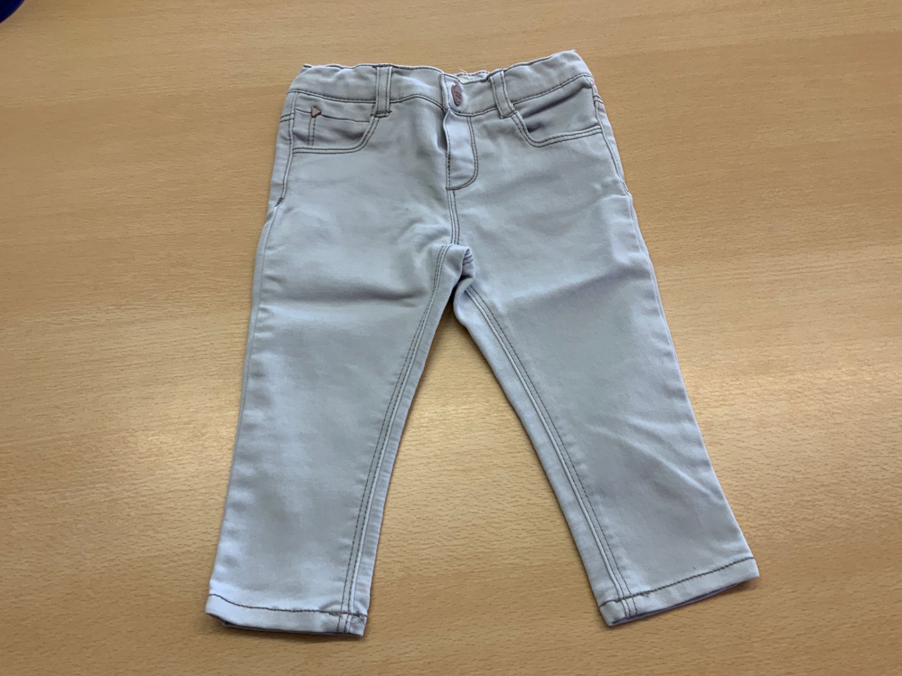 Jeans 80 Hellgrau