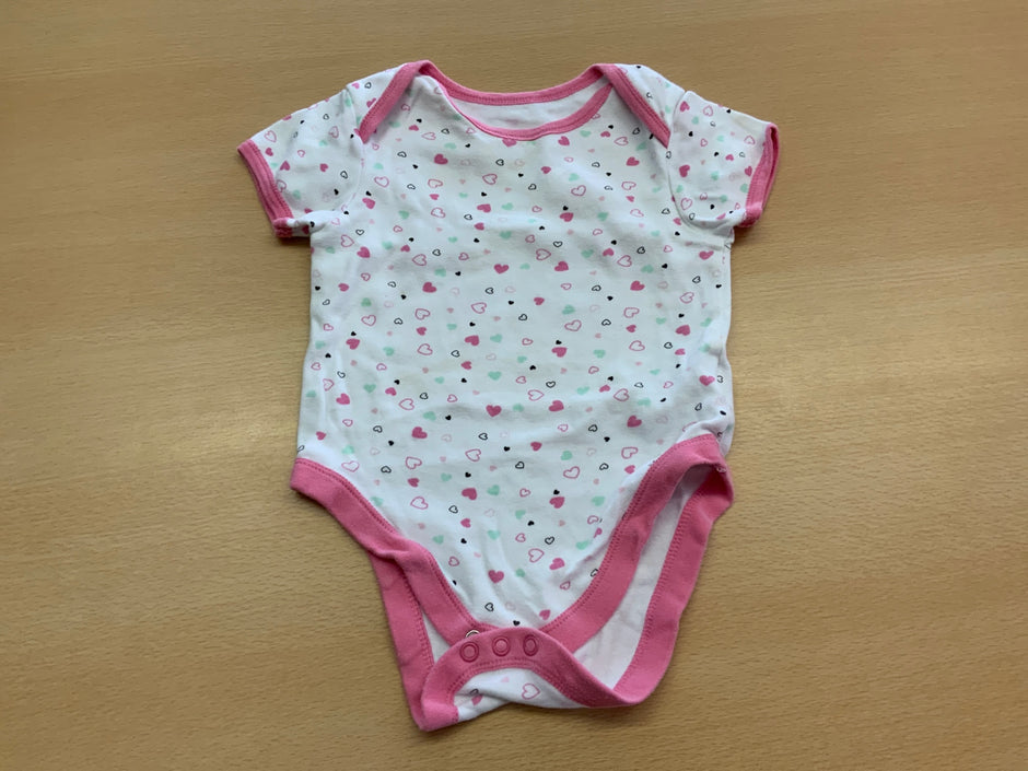 Body 86 Weiß, Rosa, Grün, Schwarz