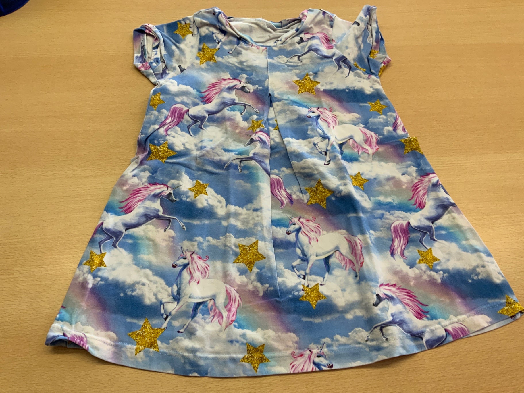 Kleid 86/92 Bunt