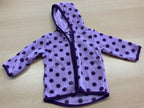 Unbekannt Jacke 68 Lila mit dunkelvioletten Punkten