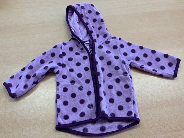 Unbekannt Jacke 68 Lila mit dunkelvioletten Punkten