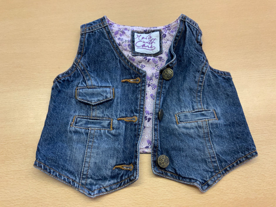 Jeansweste 92 Blau