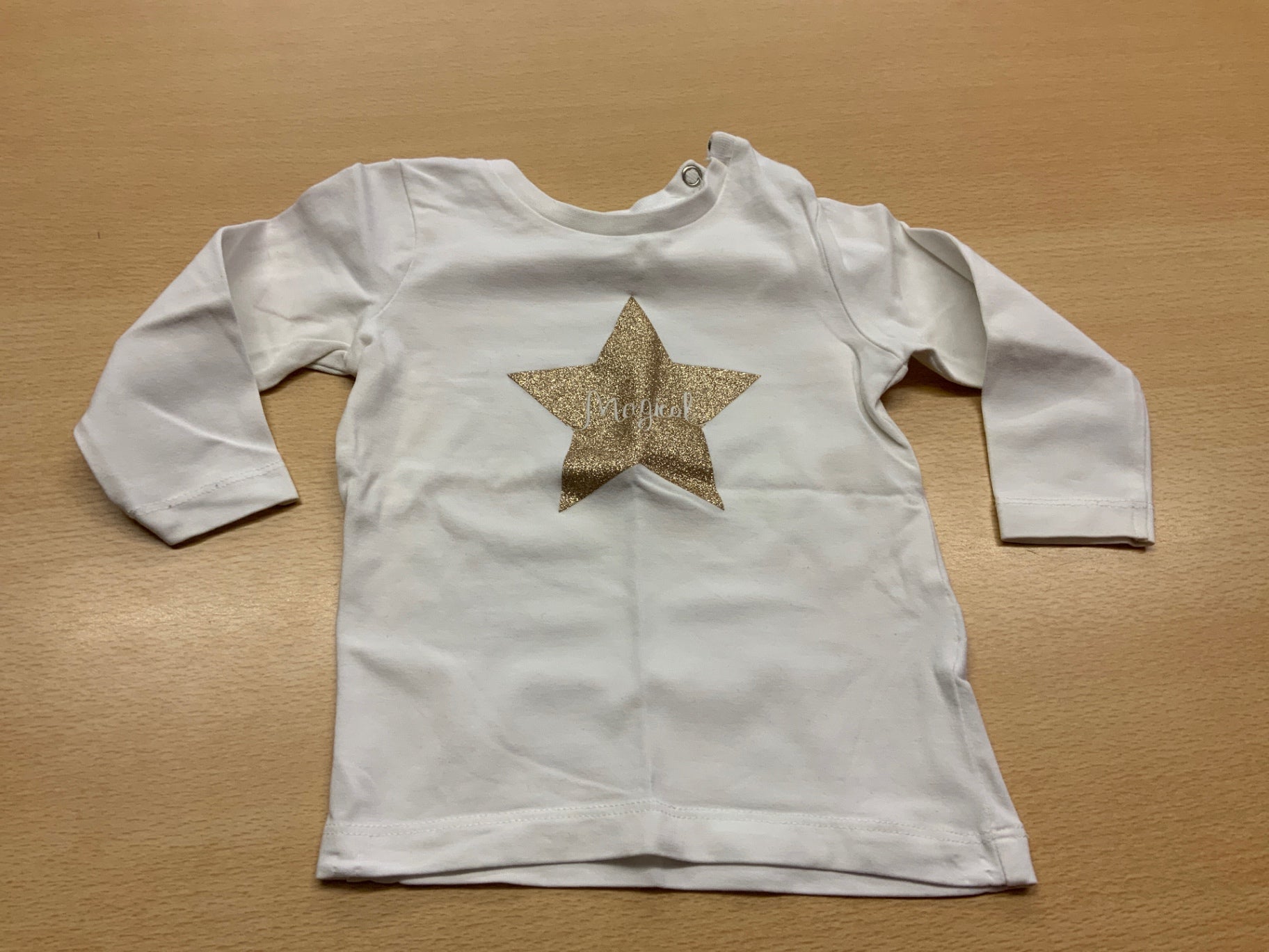 Mädchen T-Shirt 68 Weiß