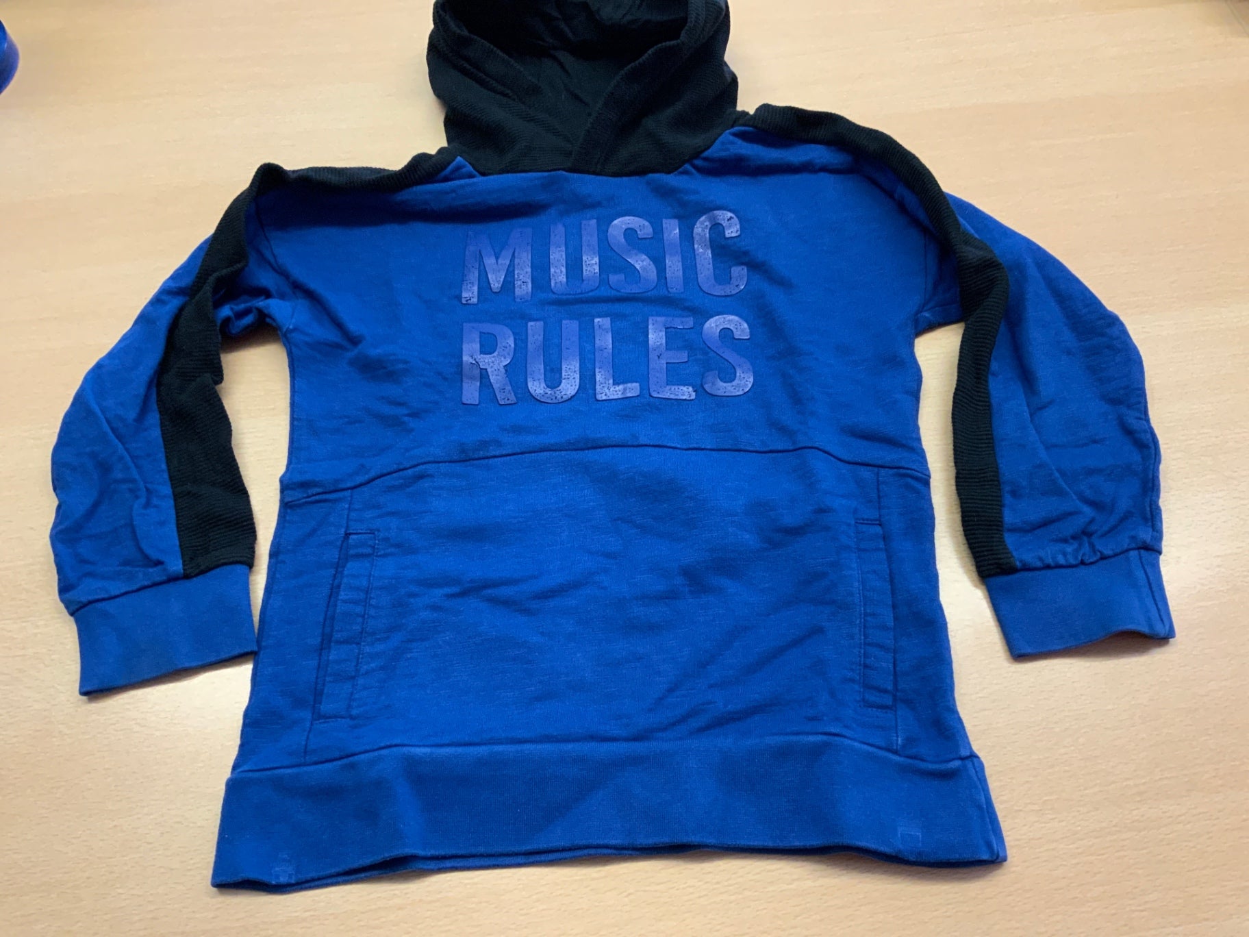 Hoodie 128 Blau