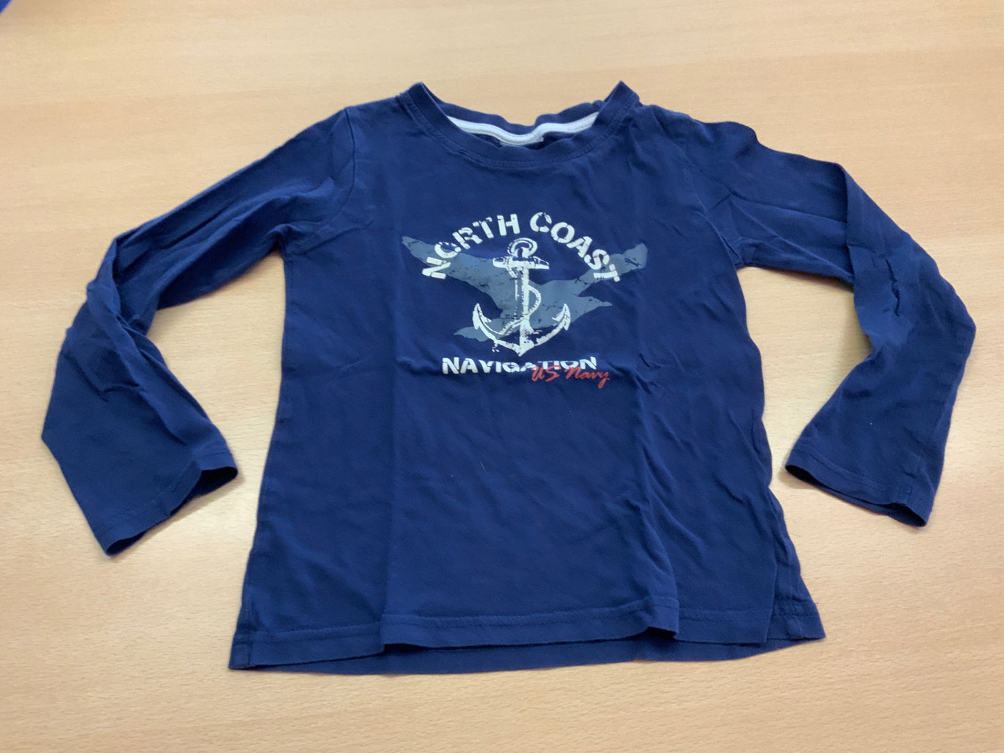 Langarmshirt 128 Blau