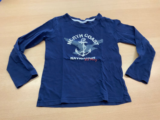 Langarmshirt 128 Blau