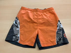 Badeshorts 128 Orange, Schwarz, Grau, Weiß