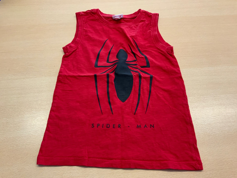 Marvel Ärmelloses T-Shirt 128 Rot