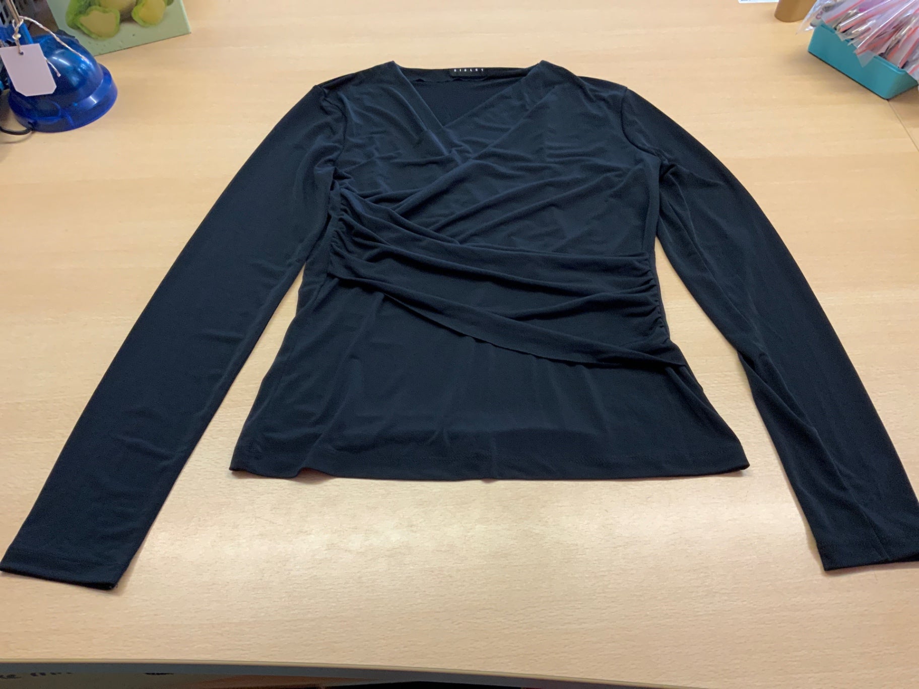 Langarmshirt S Schwarz