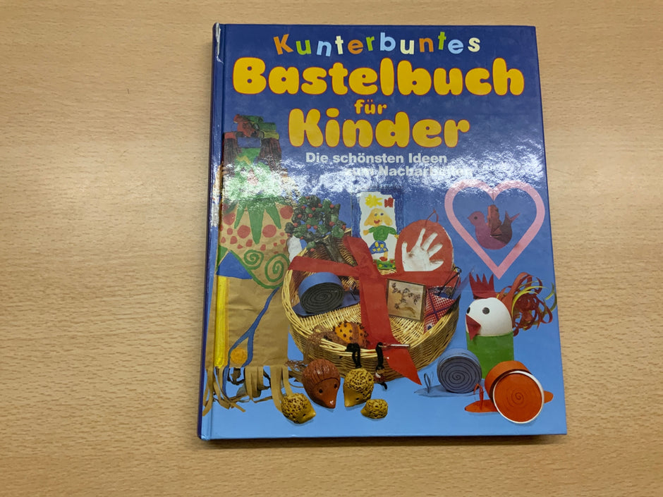 Bastelbuch Blau