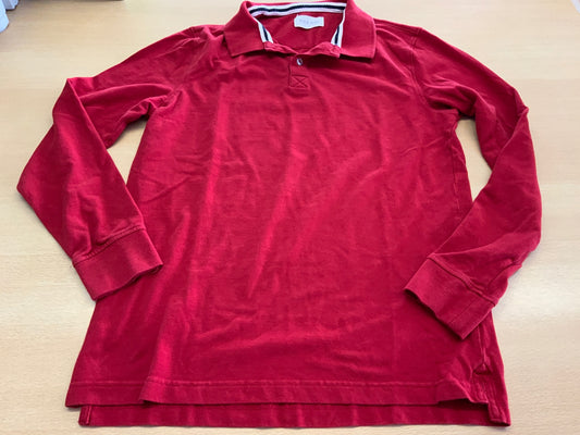 Pier One Poloshirt langarm M Rot