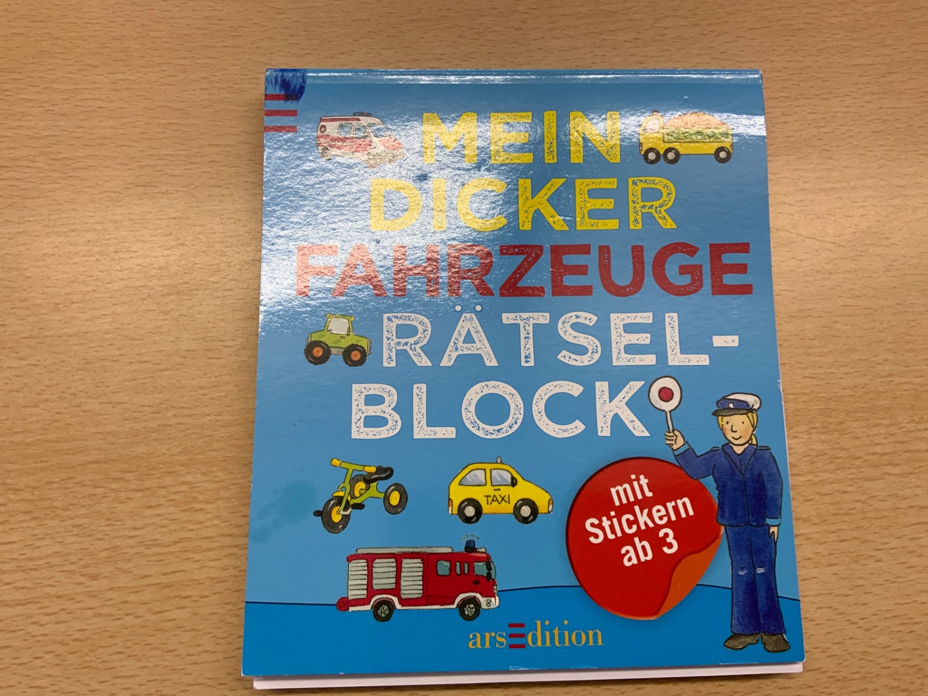 arsedition Rätselblock Bunt