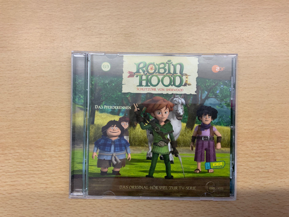 Hörspiel CD Robin Hood Das Pferderennen Bunt