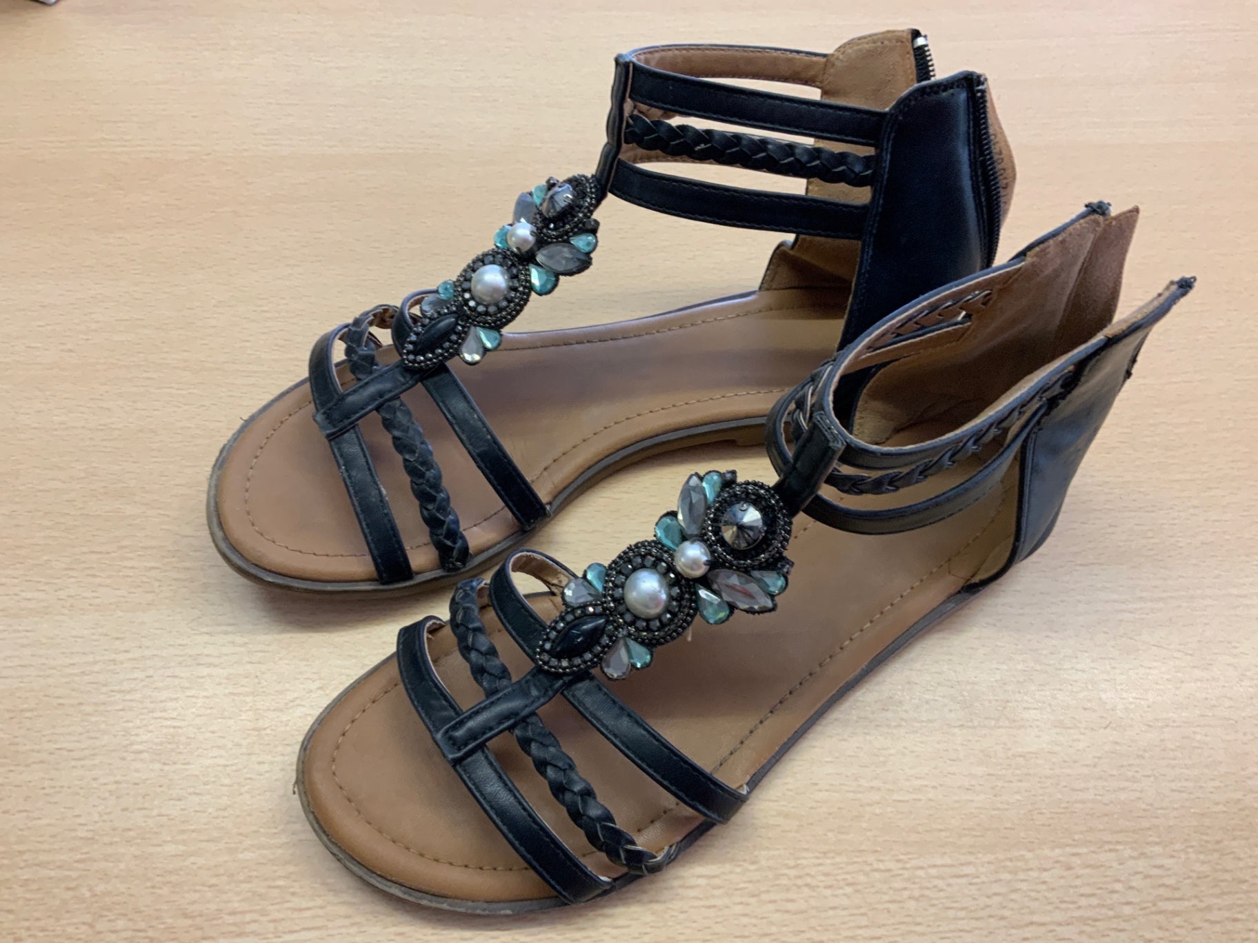  Sandalen 37 Schwarz