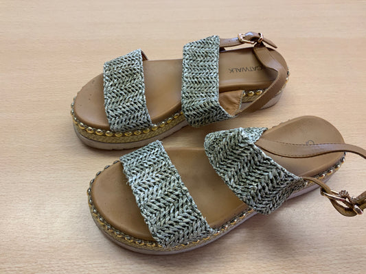 Sandalen Beige und Grau
