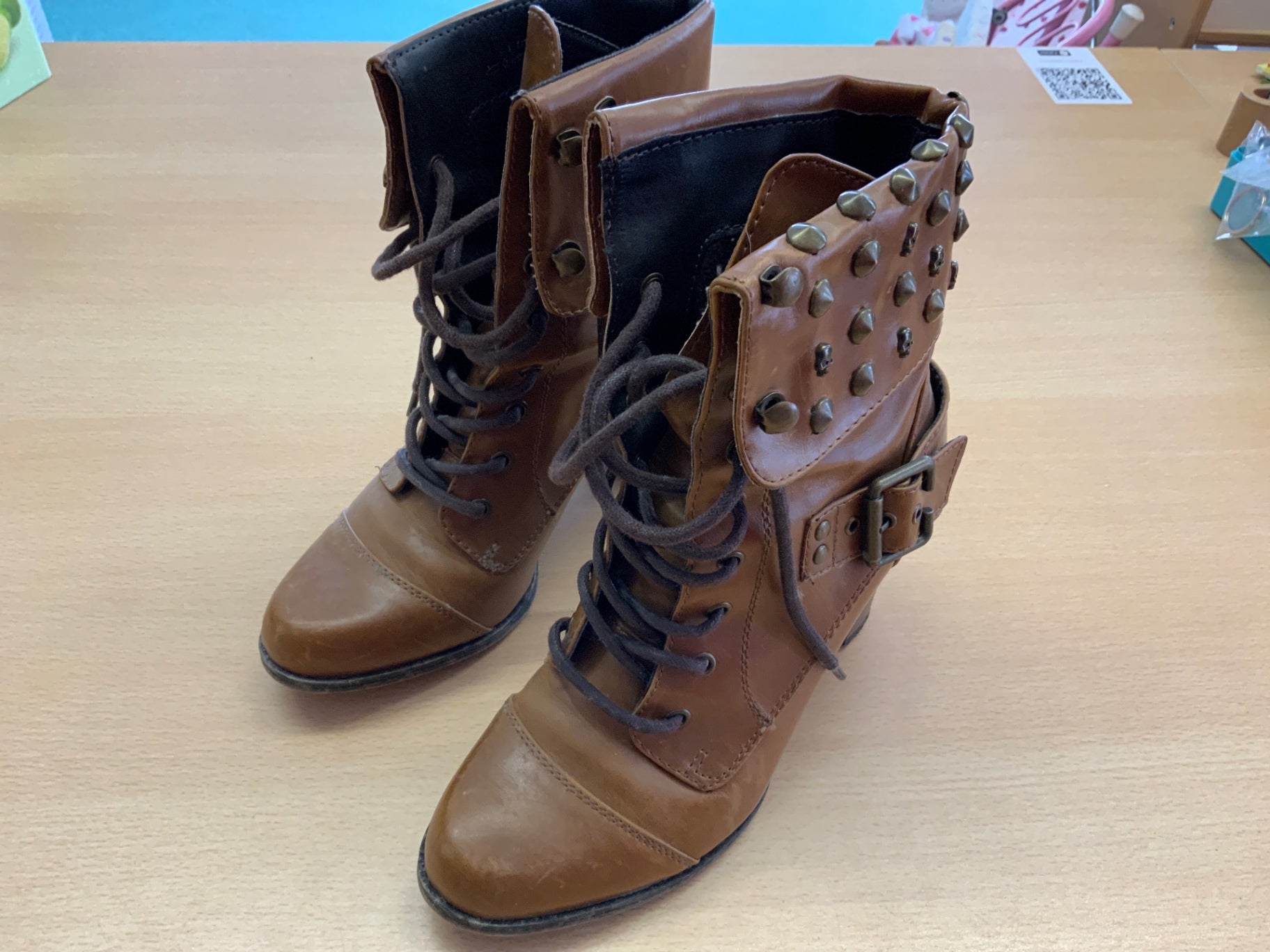 Stiefeletten 37 Braun