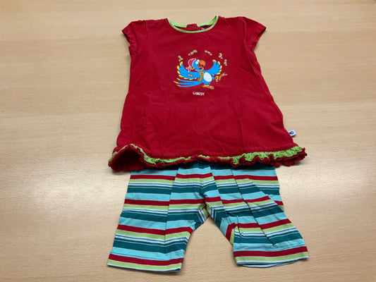 Pyjama 80 Rot, Bunt