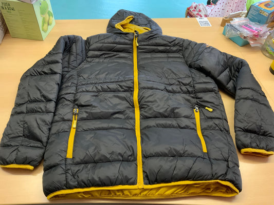  Winterjacke M Schwarz und Gelb