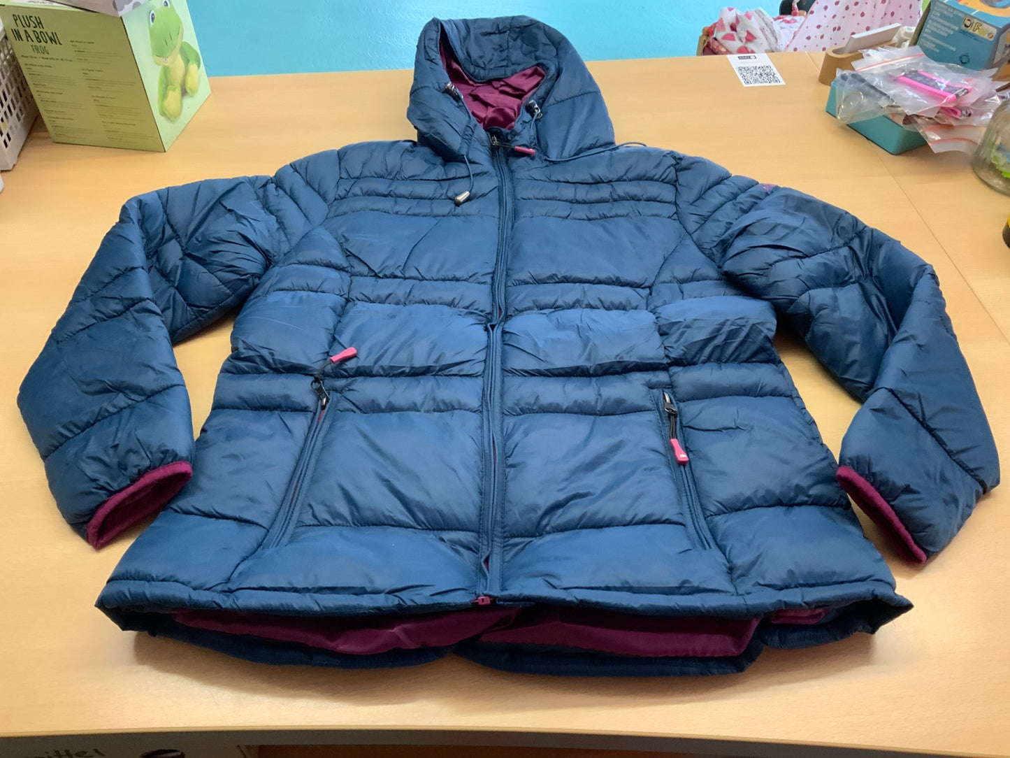 Winterjacke Petrol