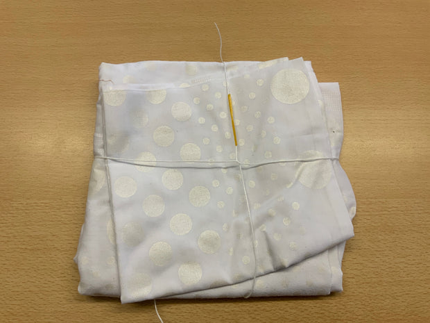 Baby-Bettwäsche Weiß mit goldenen Punkten