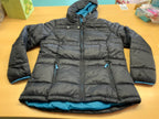 Winterjacke 40 Schwarz mit Blau