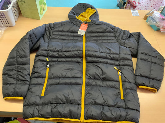 Winterjacke XL Schwarz und Gelb