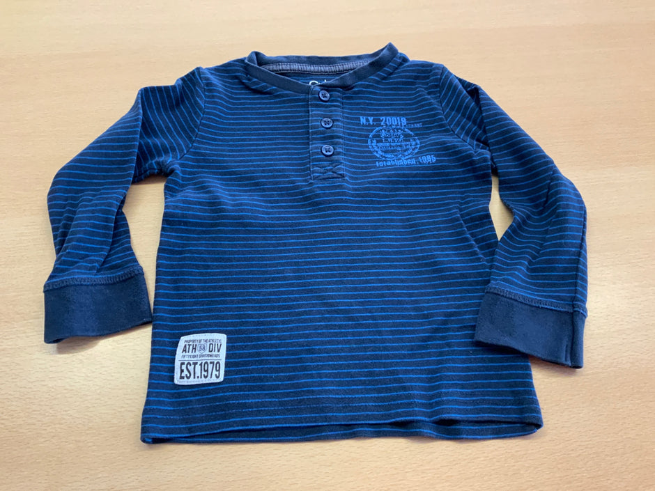 Langarmshirt 92 Blau
